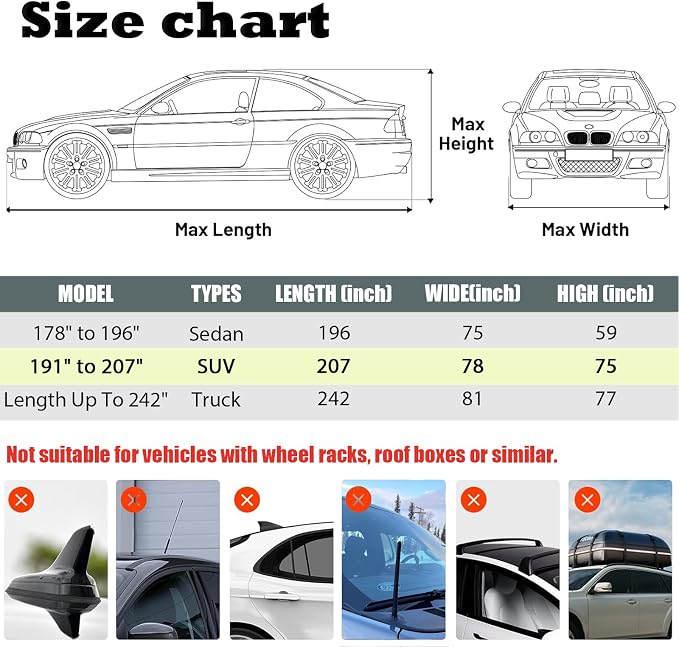 7 Layers Waterproof Heavy Duty Car Covers - Image 6