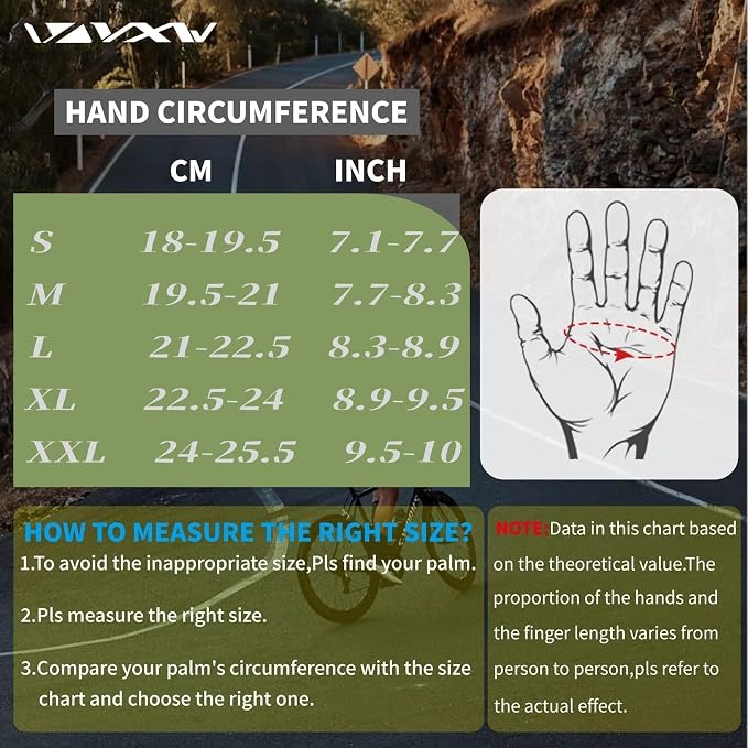 VXW High Protection Motorcycle Gloves - Image 10