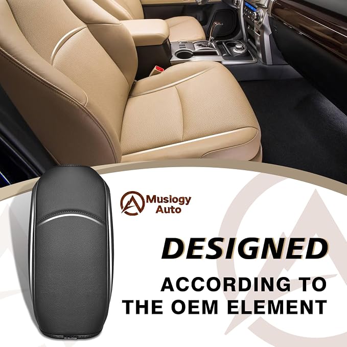 Muslogy Center Console Armrest Cover Compatible - Image 4