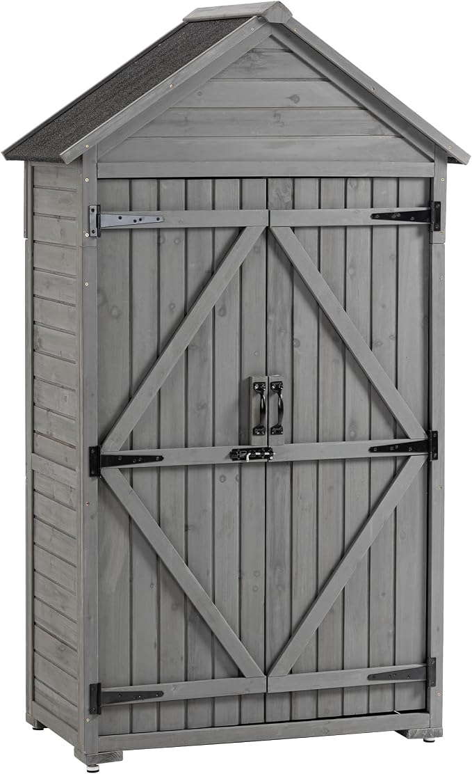 39.56"x 22.04"x 68.89" Outdoor Storage Cabinet - Image 9