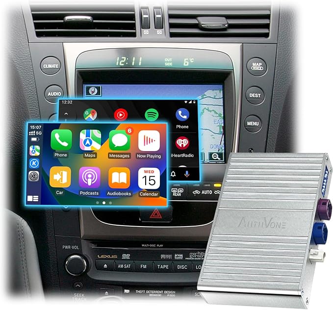 Wireless/Wired Phone Mirroring Android Auto Interface Upgrade Kit by Autuvone