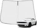 Windshield Sun Shade for 2015-2025 Dodge Challenger Accessories Thicken 6-Layer by Canvcle