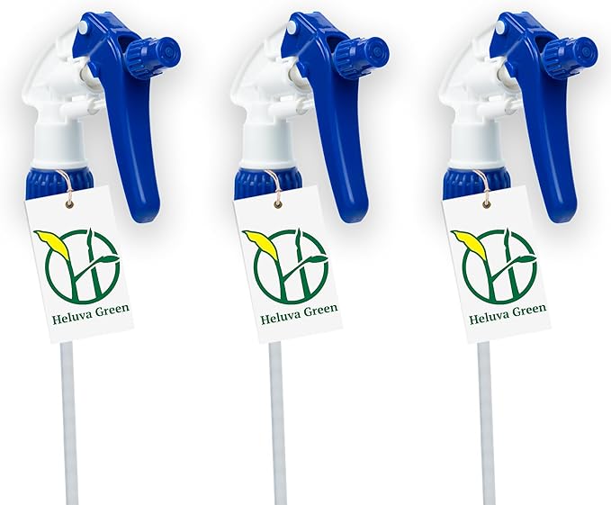 Spray Bottle Nozzle Replacement, Bottle Tops Only by HeluvaGreen