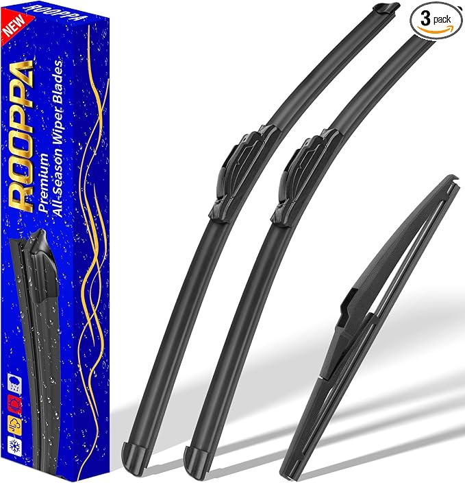 3 wipers Replacement for 2011-2015 Kia Sorento/2010-2019 Kia Soul/2018-2019 Kia by ROOPPA