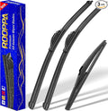3 wipers Replacement for 2011-2015 Kia Sorento/2010-2019 Kia Soul/2018-2019 Kia by ROOPPA