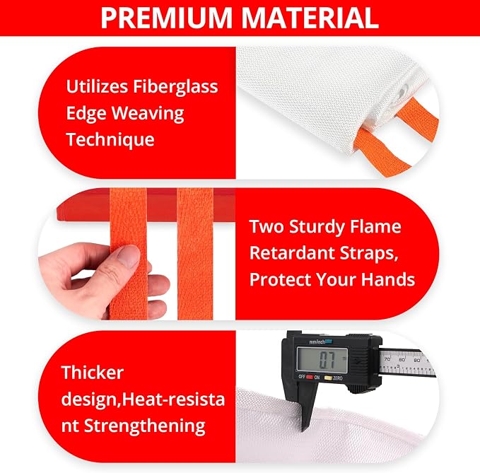 SecuCaptain Emergency Fire Blanket - Image 5