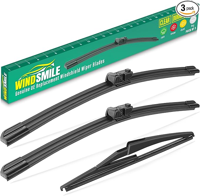 22" 20" 11" Windshield Wiper Blades Replacement by WINDSMILE