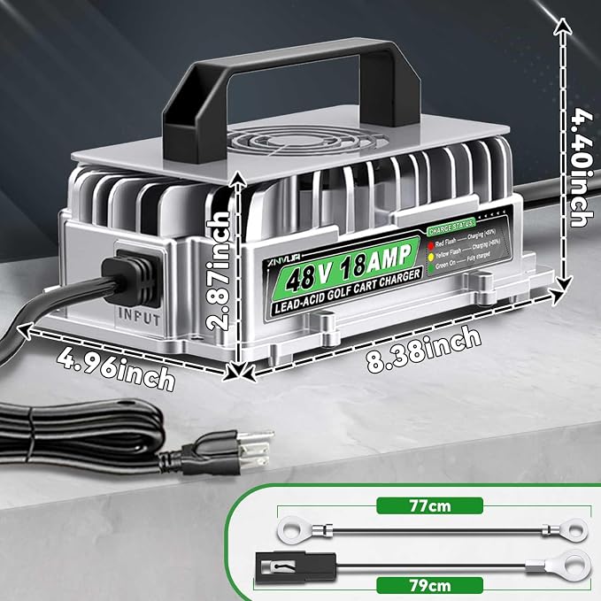 48 Volt 18 AMP Golf Cart Battery Charger - Image 7