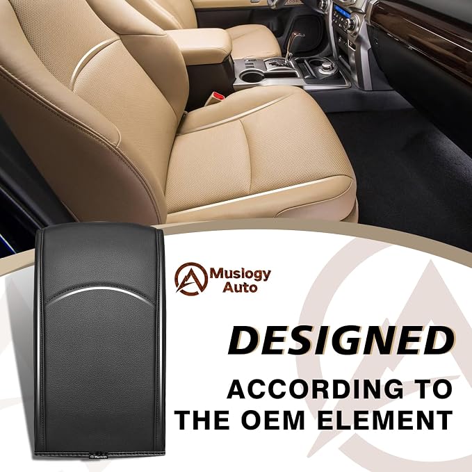 Muslogy Center Console Armrest Cover Compatible - Image 5
