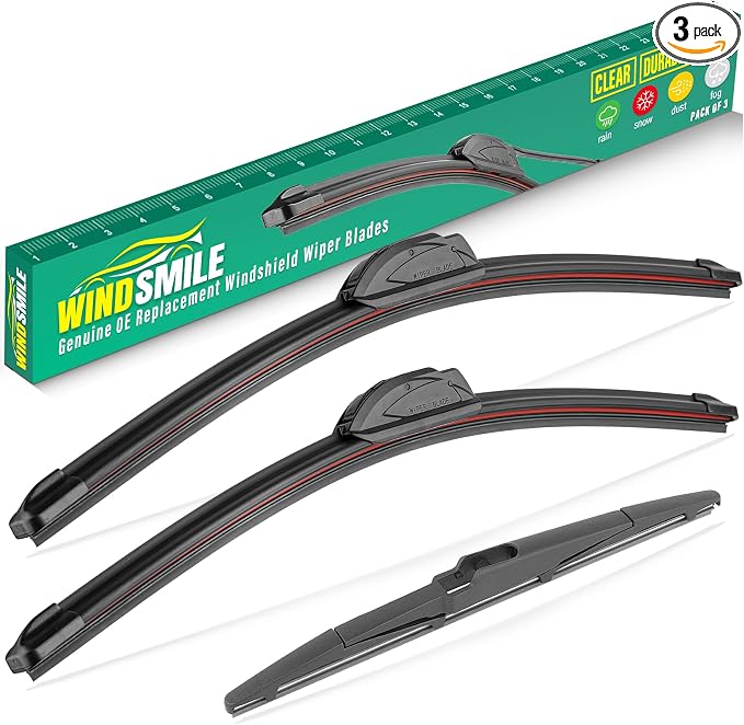 26" 16" 11" Windshield Wiper Blades Replacement by WINDSMILE