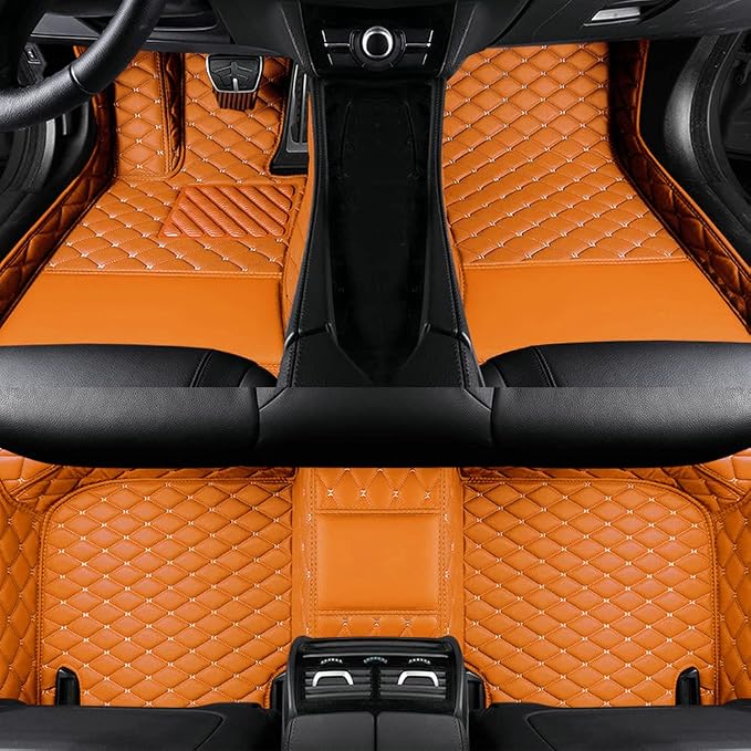 Luxury Leather Car Floor Mats by Unknown