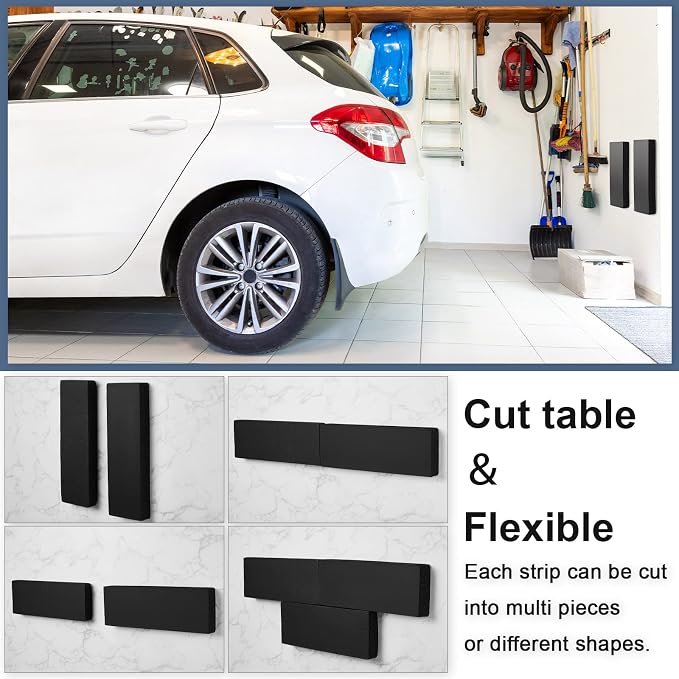 Newwiee 8 Pack Garage Wall Protector, Garage Bumpers - Image 6