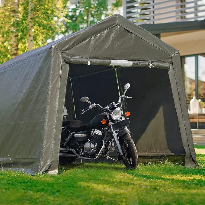 ADVANCE OUTDOOR 10x10 ft Heavy Duty Outdoor Patio Portable Canopy Storage - Image 7