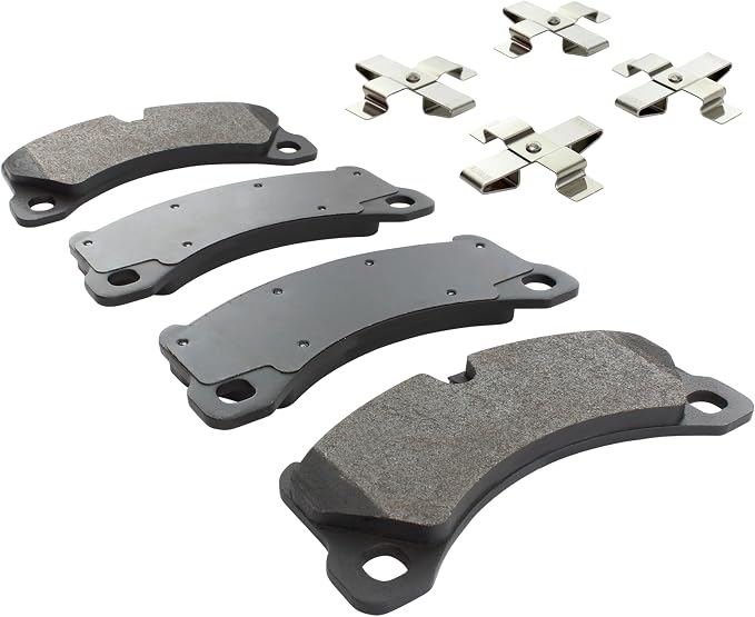 Premium Semi-Metallic Front Brake Pads Compatible - Image 2