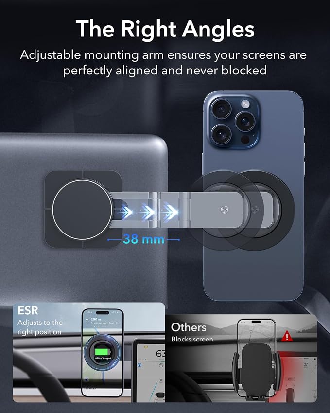 ESR for MagSafe Car Mount, Car Phone Holder, Dashboard/Tesla Touchscreen Car - Image 7