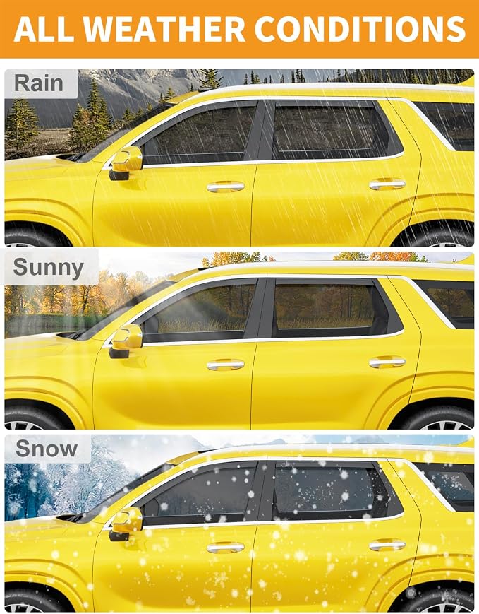 in-Channel Window Rain Guards Fit - Image 5