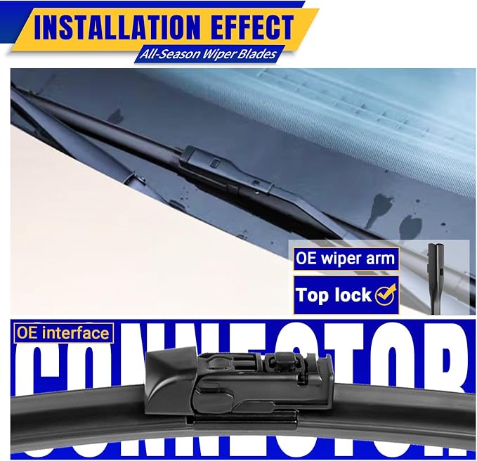 3 wipers Replacement for 2018-2022 BMW X3/2019-2022 BMW X4, Windshield Wiper - Image 3