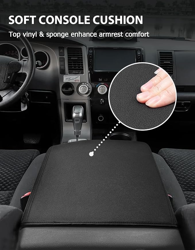 Center Console Cover for Toyota Tundra Accessories 2007-2013 & Toyota Sequoia - Image 4