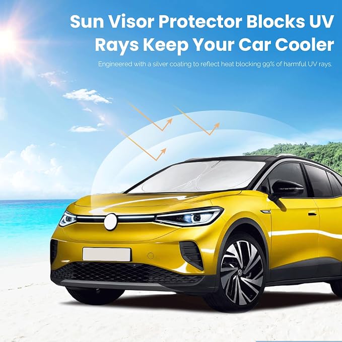 Custom Fit VW ID.4 Windshield Sunshade - Image 5
