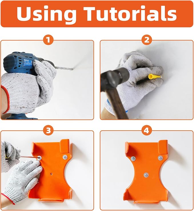 Leaf Blower Hanger, 1 Pack Upgrade Handheld Blower Rack - Image 6