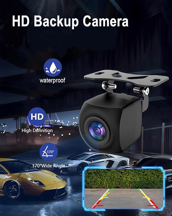 7 Inch Wireless CarPlay Screen for Car, Portable Car Stereo Touch Screen for - Image 4