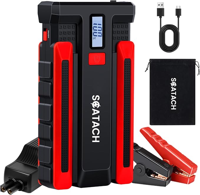 Scatach 002 5000A Car Battery Jump Starter, 12V Jump Starter Battery Pack by Scatach