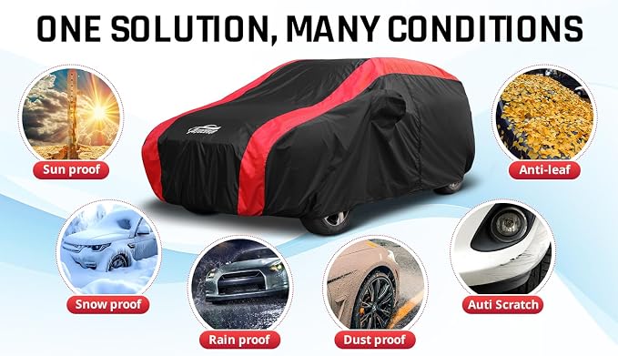 SUV Car Cover Waterproof All Weather Protection - Image 5