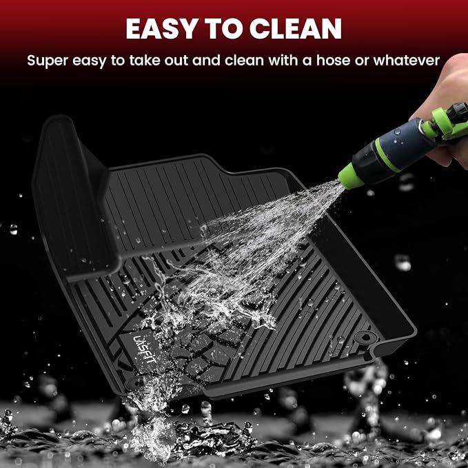 LASFIT Floor Mats for Jeep Cherokee 2015-2023 All Weather TPE Custom Fit Car - Image 4