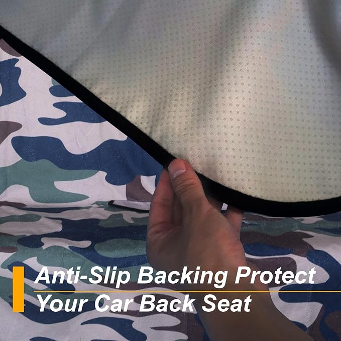 Back Seat Cover for Car Trucks Van SUV, Waterproof Rear Bench Towel Seat Covers - Image 5