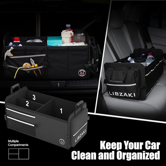 LIBZAKI Car Trunk Storage Organizer - Image 7