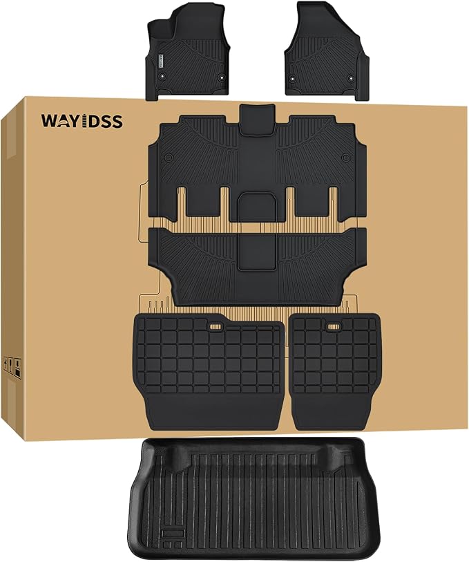 Floor mat for 2017-2024 2025 Chrysler Pacifica Gas Touring Models Cargo Mat by WAYIDSS
