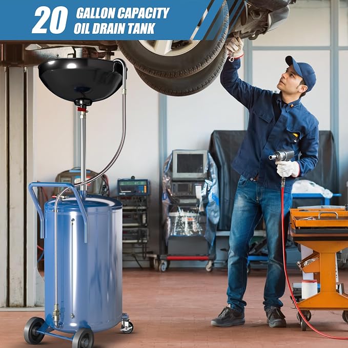 20 Gallon Waste Oil Drain Tank - Image 7