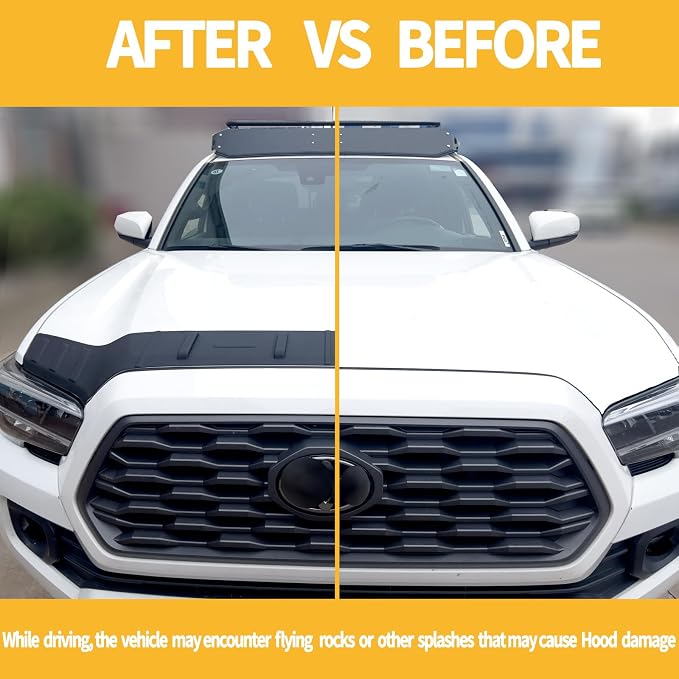 Hood Protector | Tailored for 2016-2023 Toyota Tacoma |Low Profile - Image 7