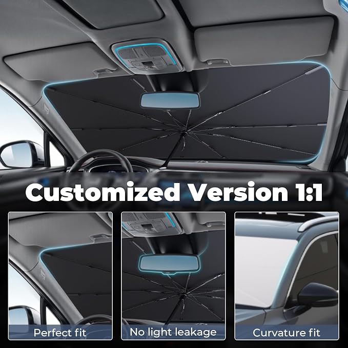 Windshield Sun Shade Umbrella: for Toyota 4Runner-2010-2025 - Image 2