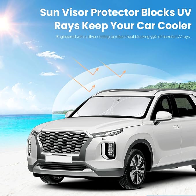 Sunshade for Hyundai Palisade 2020 2021 2022 2023 2024 2025 2026 Car Sun Shade - Image 5