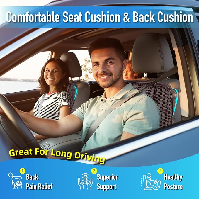 Memory Foam Car Seat Cushion - Image 3