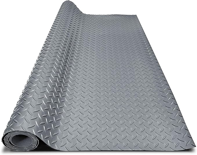 4x8FT Garage Floor Mat, 2.8mm Thickened Flooring Roll by Unknown