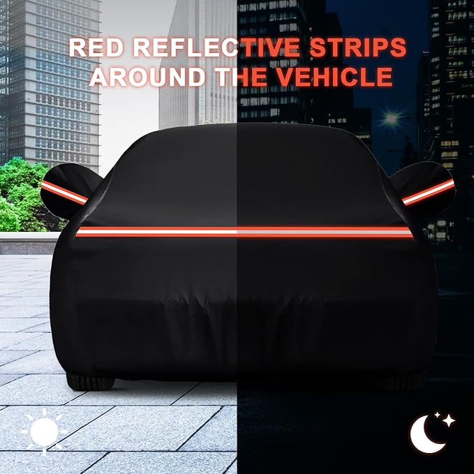 QUNSUNUS Waterproof Car Cover for Chevrolet El Camino 1964-1967/1978-1987 - Image 7