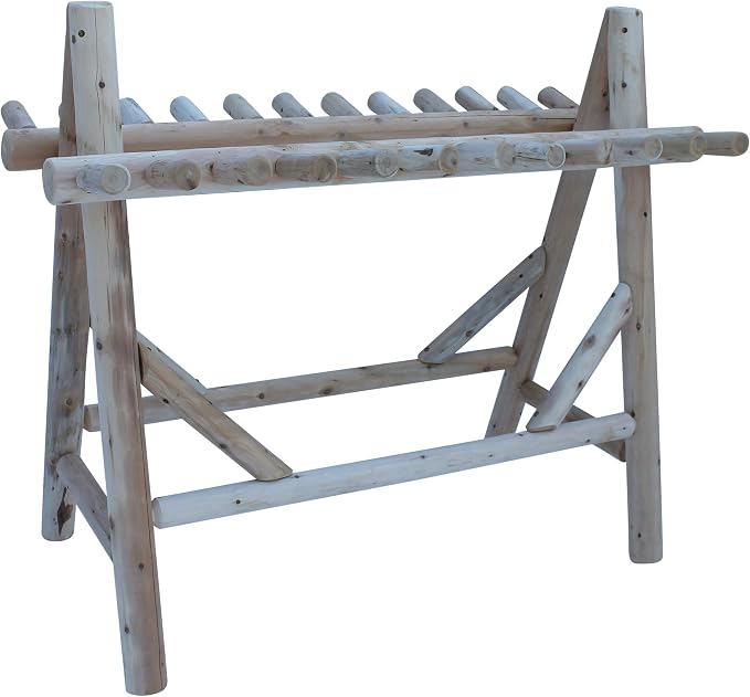 22-Place Freestanding Ski Log Racks, Pole Ski Holders, Garage Racks - Image 3