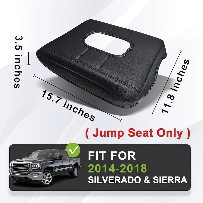 Muslogy Center Console Armrest Cover Compatible - Image 3