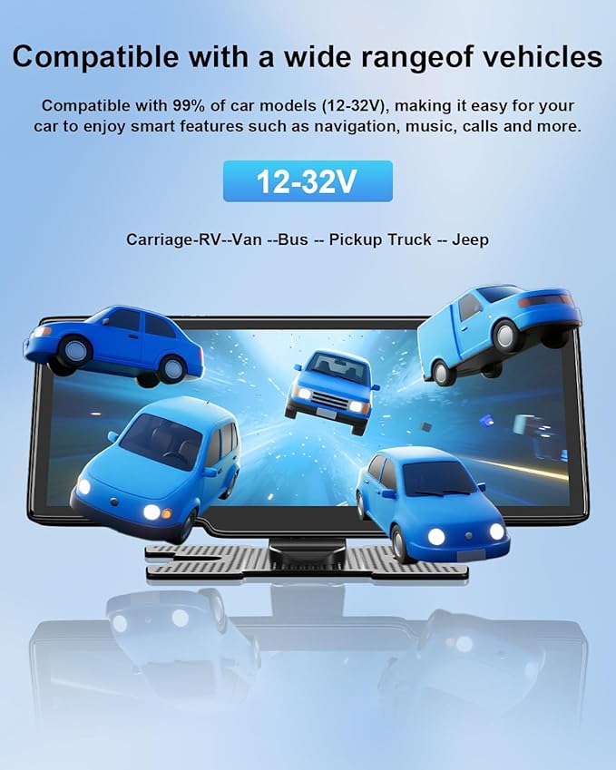 Portable Carplay Screen 10.26'' HD IPS Apple Carplay & Android Auto Screen - Image 8