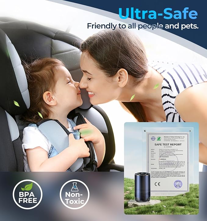 Smart Car Air Fresheners, New Smell Experience Car Freshener Essential Oil - Image 7
