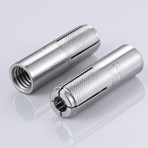 Wensilon 5/8"-11 Premium Stainless Steel Drop in Anchors Assortment, Knurled - Image 3