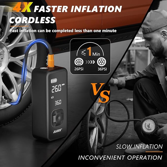 Tire Inflator Portable Air Compressor - Image 2
