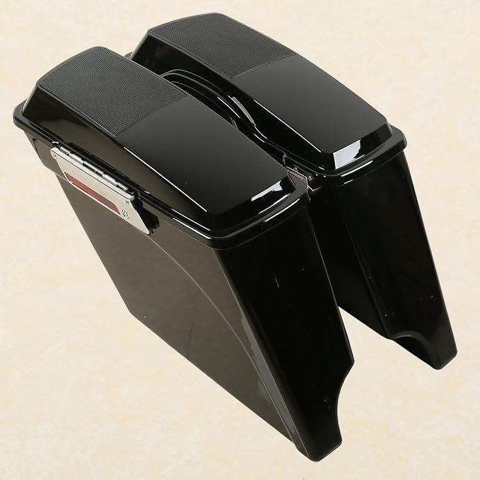 XFMT 5" Stretched Saddlebags Extended Saddle Bags W/ 6x9 Speaker Llids - Image 4