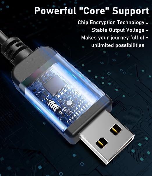 Radar Detector Cable with USB to DC3.5 Plug, Power Cable - Image 2
