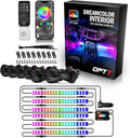 OPT7 Aura DreamColor RGB-IC Car Interior Ambient Light, Color Chasing Light Kit by OPT7