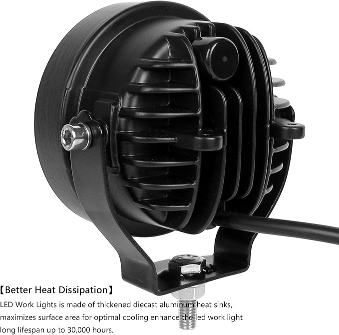 4 Inch Led Pod Light IP68 White LED Work Light Bar Car 12V 24V Led Flood Beam - Image 4