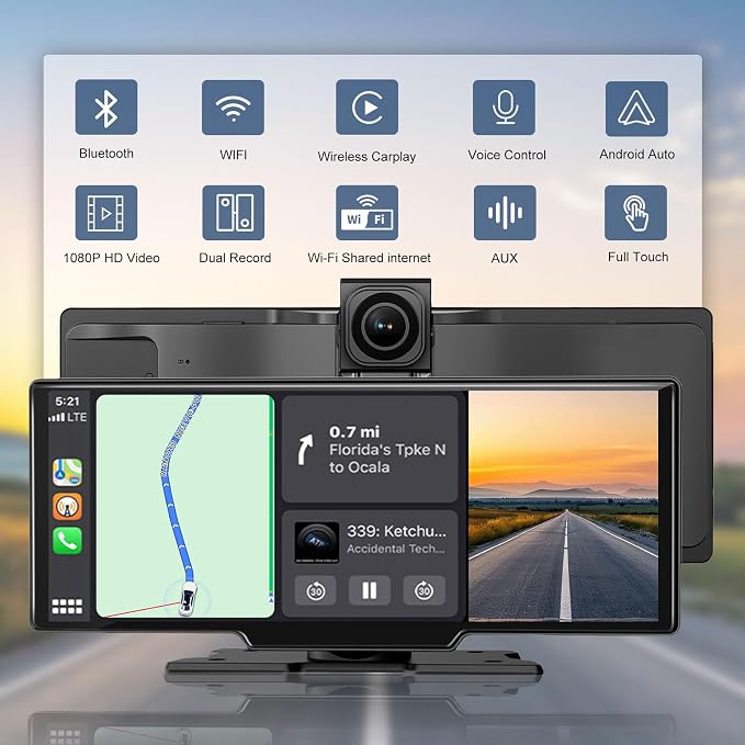 Wireless Car Stereo CarPlay Screen - Image 2