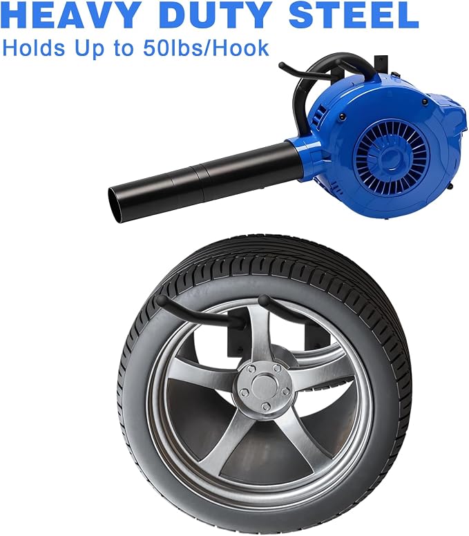Garage Storage Mechanism Wall Mounted, Folding chair storage rack, Garden Tool - Image 4